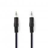 Nedis 3,5 mm-es sztereó audiokábel 1.5m fekete (CAGP22000BK15) (CAGP22000BK15)