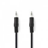 Nedis 3.5 mm Jack sztereó audio kábel 0.5m fekete (CAGL22000BK05)
