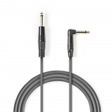 Nedis 6.35 mm Dugasz x2, PVC, nikkelezett, mono audio kábel, 1.5m (COTH23005GY15) (COTH23005GY15) - Audió kábel