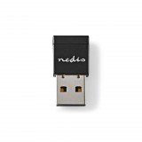Nedis AC600 Dual Band USB2.0 Wi-Fi adapter (WSNWM600BK) (WSNWM600BK) - WiFi Adapter