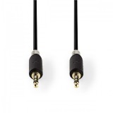 Nedis árnyékolt 3.5 mm Jack sztereó audio kábel 1m (CABW22000AT10)