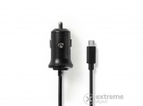 Nedis autós töltő, 2.4 A, micro USB, fekete