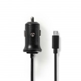 Nedis autós töltő 2.4 A Micro USB fekete (CCHAM240ABK) (CCHAM240ABK) - Autós Töltők