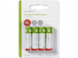Nedis BANM26HR64B újratölthető Ni-MH akkumulátor, AA, 1,2V, 2600 mAh, 4db