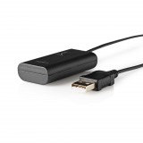 Nedis Bluetooth audio adóegység fekete (BTTR050BK) (BTTR050BK)