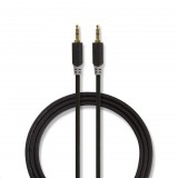 Nedis CABW22000AT100 sztereó audiokábel 3,5 mm-3,5 mm Jack 10 m antracit (CABW22000AT100)