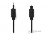 Nedis (CAGP25100BK10) TosLink - 3,5 mm-es optikai audiokábel 1m, fekete