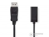 Nedis (CCGB37150BK02) DisplayPort - HDMI kábel 0,2 m, fekete