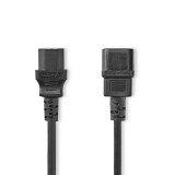 Nedis CEGL10500BK20 Hálózati Tápkábel 2m - Fekete (CEGL10500BK20)