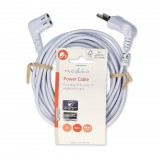 Nedis CEGL11055WT30 hálózati tápkábel, euro dugó – IEC-320-C7, 3 m, lapos, fehér