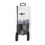 Nedis COTH15012GY30 DMX adapter kábel, 3-pines XLR, 3 m, sötétszürke