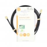 Nedis CSGL02010BK20 sma kábel, sma apa – sma anya, 50 ohm, 2 m, fekete