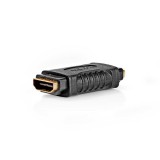 Nedis CVGB34900BK HDMI Type A HDMI A-típus Fekete, Arany csatlakozó átalakító