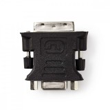 NEDIS DVI adapter | DVI-I 24+5-Pin Dugasz | VGA Aljzat | Nikkelezett | Egyenes | PVC | Fekete | Doboz