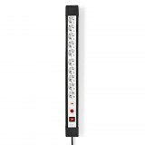Nedis ESC103SPF1PRO elosztó, 10 aljzat, 3m, túlfeszültség-védelemmel, fekete