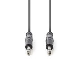 Nedis félprofi audio kábel (2 x 6,35 mm sztereó jack, 1,5 m, szürke)