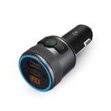 Nedis FM transmitter, Bluetooth, kihangosító, bass boost, gyorstöltő, fekete - CATR3024BK