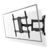 Nedis Full Motion TV Wall Mount 43"-100" Black TVWM6570BK