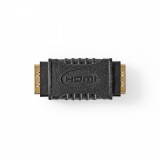 NEDIS HDMI™ adapter | HDMI™ Aljzat | HDMI™ Aljzat | Aranyozott | Egyenes | ABS | Fekete | 1 db | Doboz