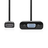 Nedis HDMI - VGA adapter Black CCGB34900BK02