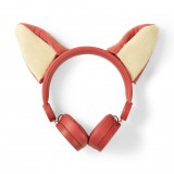 Nedis HPWD4000OG fejhallgató mágneses fülekkel Franky Fox narancssárga (HPWD4000OG) - Fejhallgató