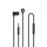 Nedis HPWD5020BK mikrofonos fülgallgató fekete (HPWD5020BK) - Fülhallgató