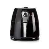 Nedis KAAF110EBK, 1400 W, 3 l, 80 - 200 °C, Fekete-Inox, Air Fryer