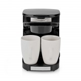 Nedis KACM140EBK kávéfőző 2 porceláncsészével (KACM140EBK) - Filteres kávéfőzők