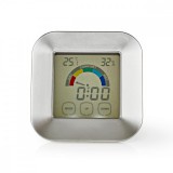 NEDIS Konyhai hőmérő, páratartalom- és hőmérsékletmérő konyhai hőmérő KATR105SI