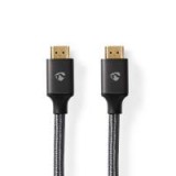 Nedis nagy sebességű HDMI kábel Ethernet, 3m, fekete (CVTB34000GY30)