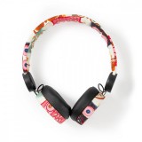 NEDIS On-Ear vezetékes fejhallgató | 3.5 mm | Kábel hossz: 1.20 m | 85 dB | Fekete