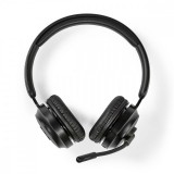 NEDIS PC headset | Fülre Illeszkedő | Stereo | Bluetooth | Felhajtható Mikrofon | Fekete