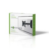 Nedis Szabadon Mozgatható Fali TV-tartókonzol | 13-27" | Max 15 kg | 2 Forgáspont (TVWM1410BK)
