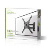 Nedis Szabadon Mozgatható Fali TV-tartókonzol | 23-55" | Max 30 kg | 3 Forgáspont (TVWM1530BK)