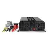 Nedis szinusz inverter 24V DC - 230V AC 50Hz, üzemi teljesítmény 2000W, csúcsteljesítmény 4000W