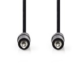 Nedis Sztereó Audiokábel 0.5m (3.5mm jack apa - 3.5mm jack apa) (CAGT22000BK05)