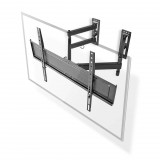 Nedis TVWM5350BK full motion TV fali tartó, 32-70", dönthető, forgatható, 40 kg teherbírás, fekete