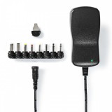 NEDIS Univerzális hálózati adapter | 36 W | 3 - 12 V DC | 1.10 m | 3.0 A | 8 plug(s) | Fekete