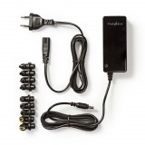 Nedis Univerzális Nootebook-adapter 70W 15-19.5V 10 fej (NBARU70WBK) (NBARU70WBK) - Notebook Töltő