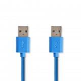 Nedis USB 3.0 összekötő kábel 1m  kék (CCGP61000BU10) (CCGP61000BU10) - Adatkábel