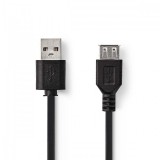Nedis USB hosszabbító kábel 0.2m kábel (CCGP60010BK02)