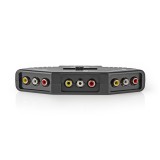 Nedis VSWI2403BK RCA Switch (3 Eszköz - 1 Kijelző) (VSWI2403BK)