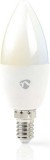 Nedis WiFi Intelligens 4.5W E14 LED Gyertyaizzó - Állítható Fehér