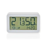 Nedis ZBSC30WT időjárásjelző állomás Fehér LCD Akkumulátor