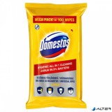 Nedves törlőkendő, 100 db, DOMESTOS "XXL citrus"