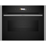 Neff C24MR21N0 kompakt sütő mikrohullámmal Home Connect nemesacél 45cm Line