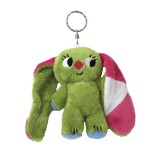 NÉGY INTERNATIONAL KFT Kockásfülű nyúl kulcstartó álló plüss