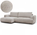 Negyedi ELKA sarokkanapé balos - bézs