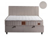 Negyedi KAMILLA boxspring ágy - 180 x 200 cm - bézs