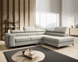 Negyedi Piero sarokgarnitúra - krém szín - jobbos